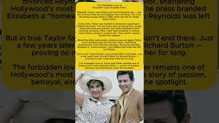 Famous Elizabeth Taylor & Eddie Fisher: Hollywood’s Most Forbidden Love Profile