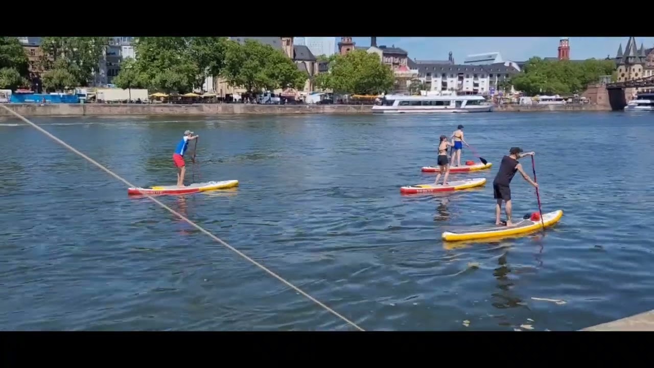 Standup Paddling in Frankfurt am Main 2022 YouTube