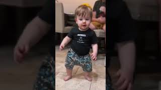 Baby Dances Learning To Take His First Steps, What Do You Think?