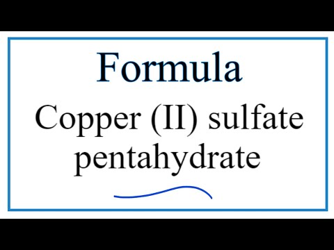 How you can Calculate the quantity of Copper (II) Sulfate Pentahydrate