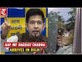 Amid Swati Maliwal row, AAP MP Raghav Chadha arrives at Delhi CM Arvind Kejriwal’s residence