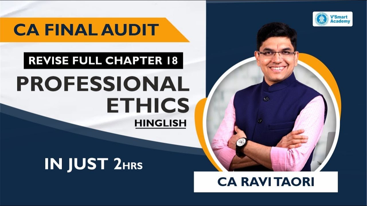 Professional Ethics Revision | CA Final Audit - YouTube