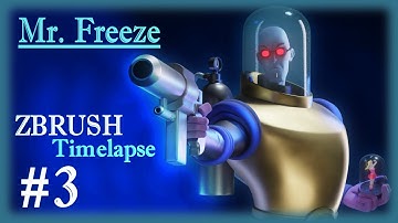 Sculpting Mr. Freeze | Zbrush Timelapse |Part 3: Accessories