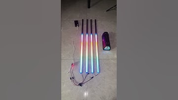 5V Voice Activated Music Rhythm RGB Lights #sound #led #ledlights #music #light