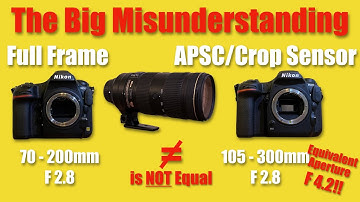 Full Frame Lenses on Crop Sensor Cameras Don