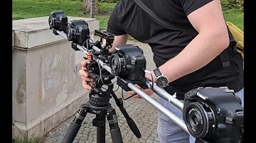 Gaussian Splatting with four Cameras / DIY Bullettime Rig