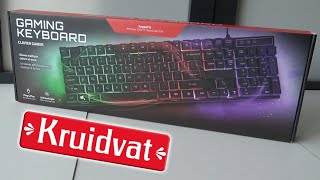 in de buurt Productie Gebruikelijk PC Gaming € 9,99,- Keyboard van het Kruidvat .. geen Action 👹 - YouTube