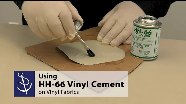 Using HH-66 Vinyl Cement on Vinyl Fabric