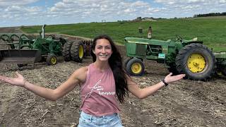 Two 59 Year Old Tractors Planting A BIG Sweet Corn Patch