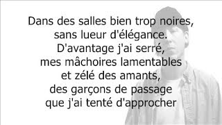 Eddy De Pretto - FETE DE TROP (LYRICS) chords