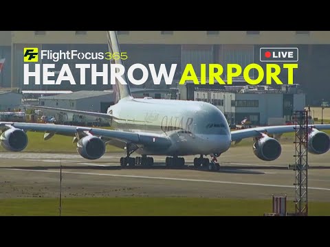 Heathrow Airport Live - Tuesday 26th August 2025