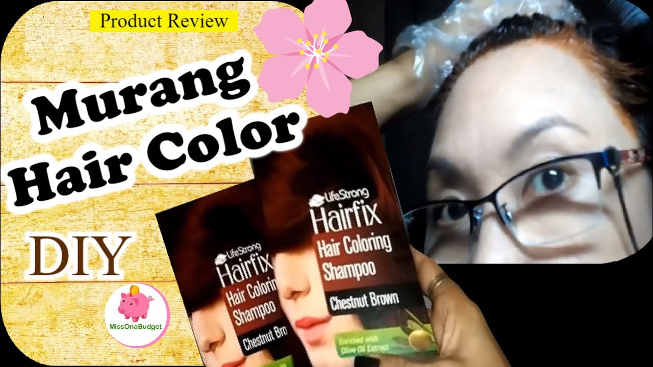 Diy Hair Color Mura Lang Can Cover Gray Hair Missonabudget Youtube