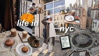 life in nyc // cafe days & wine night, cat jelly, Lunar New Year festivities, meeting Mark Tuan