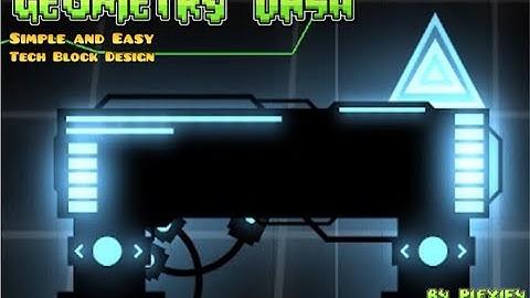 Sunset Tech Block Design Tutorial (For Beginners) [Geometry Dash]