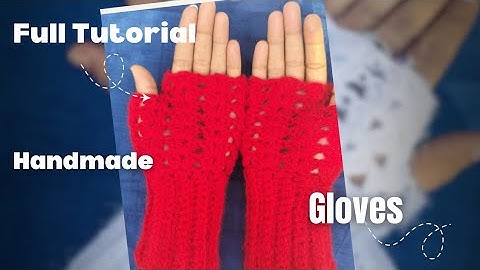Crochet Fingerless Gloves with Shell Stitch / Beginner Friendly Tutorials🧤🧶