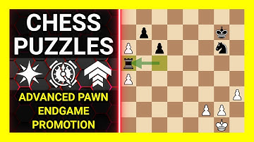 Chess Puzzles to Practice. Themes: Advanced pawn, Endgame, Promotion. Learn Chess