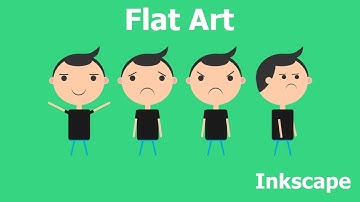 Inkscape Beginner Tutorials - Flat Style Boy | MadFireOn |