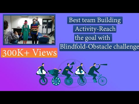 best-team-building-activity-reach-the-goal-with-blindfold-obstacle-challenge