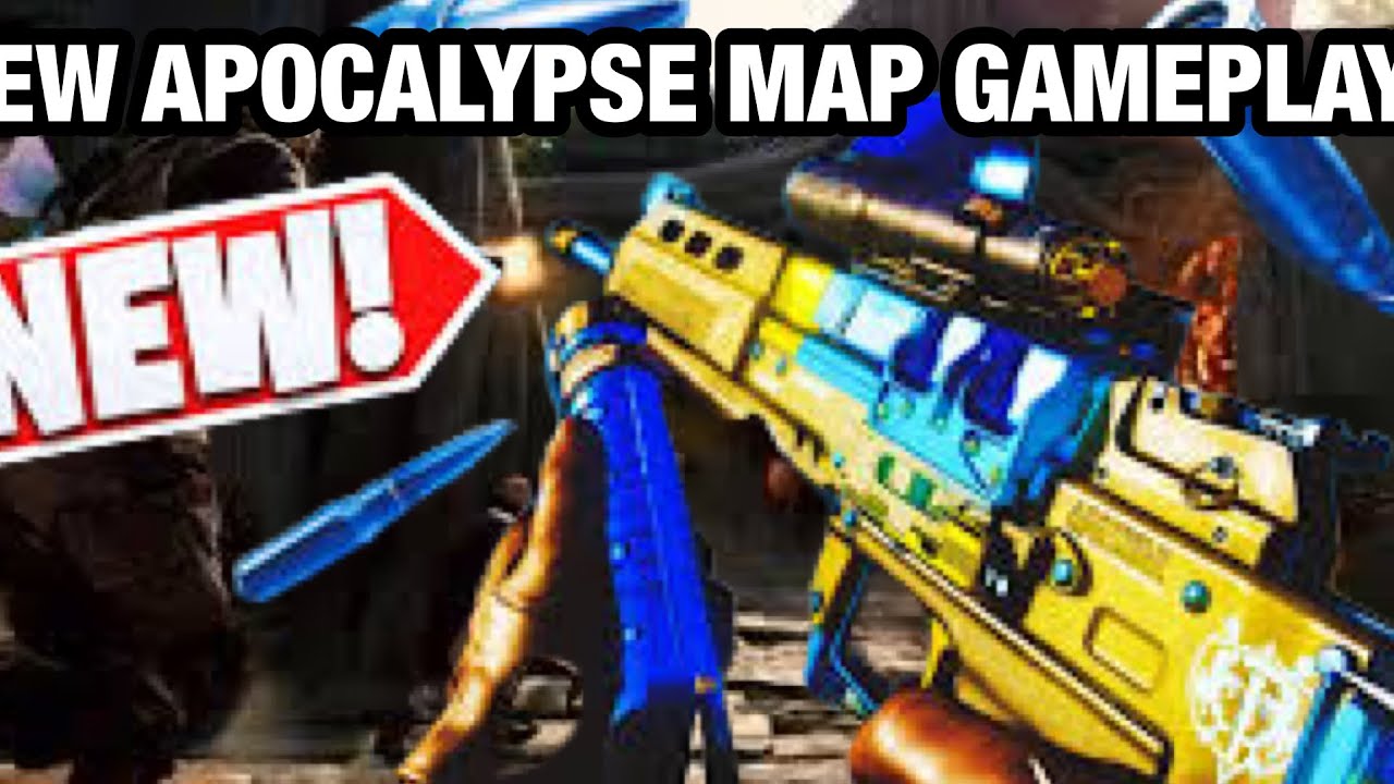 INSANE GAMEPLAY ON THE NEW APOCALYPSE MAP CALL OF DUTY BLACK OPS COLD ...