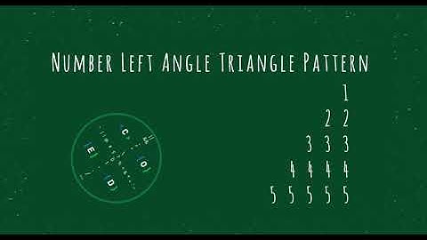 60 Number Left Angle Triangle Pattern without any pre-defined method using while loop in Python