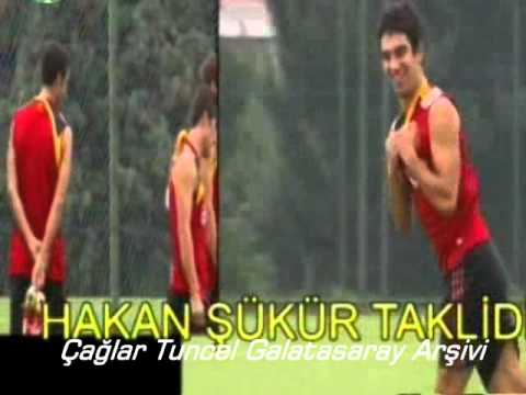 Arda Turan Hakan şükür ve Hasan Şaş Taklidi