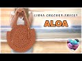 Sac aloa crochet raphia tutoriel hyper tendance crochet  bagcrochet bag