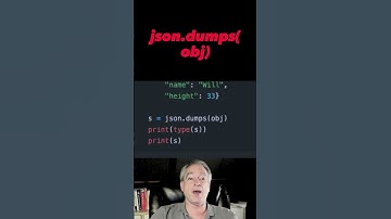 Covert Python objects into JSON formatted strings #python #shorts