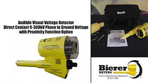 AV300 - Audio Visual Voltage Detector Training Video #lineman #bierermeters #voltagedetector #ecos