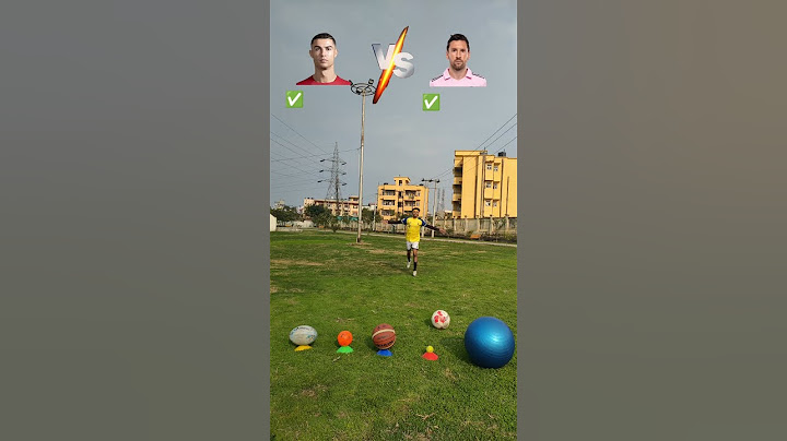 Ronaldo vs Messi Multi-ball Hit Challenge😳#football #soccer #shorts