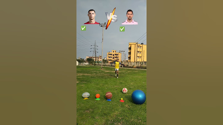 Ronaldo vs Messi Multi-ball Hit Challenge😳#football #soccer #shorts