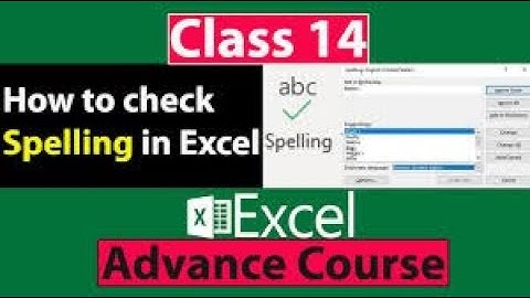 MS Excel Full Course in Urdu Class 14
