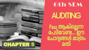 6th Sem Auditing Chapter 5