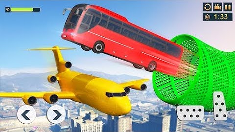 Vertical Impossible Bus Mega Ramp - Bus Stunt Tracks Racing 3D - Android GamePlay