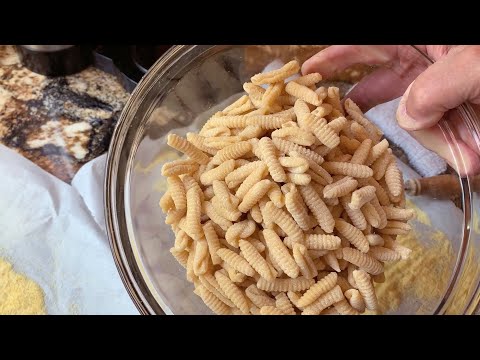 How to Make Pasta - Traditional Homemade Cavatelli With and Without Eggs