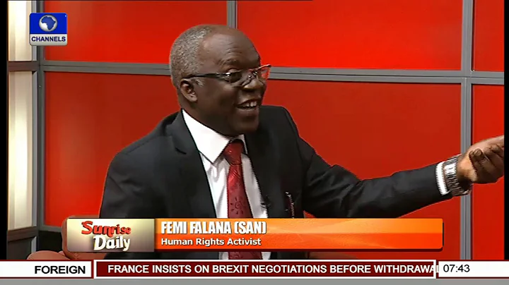 No Legislative House In Nigeria Can Suspend A Member For A Single Day -- Femi Falana