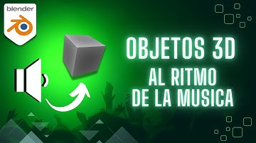 Tutorial | Objetos 3D Al Ritmo De La Música En Blender | Fácil Y Rápido
