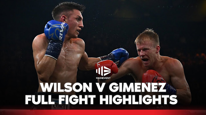 Liam Wilson vs. Ayrton Gimenez💥🥊 - Full Fight Highlights | Fox Sports Australia