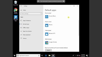 Set Default Browser and Printer in Windows 10