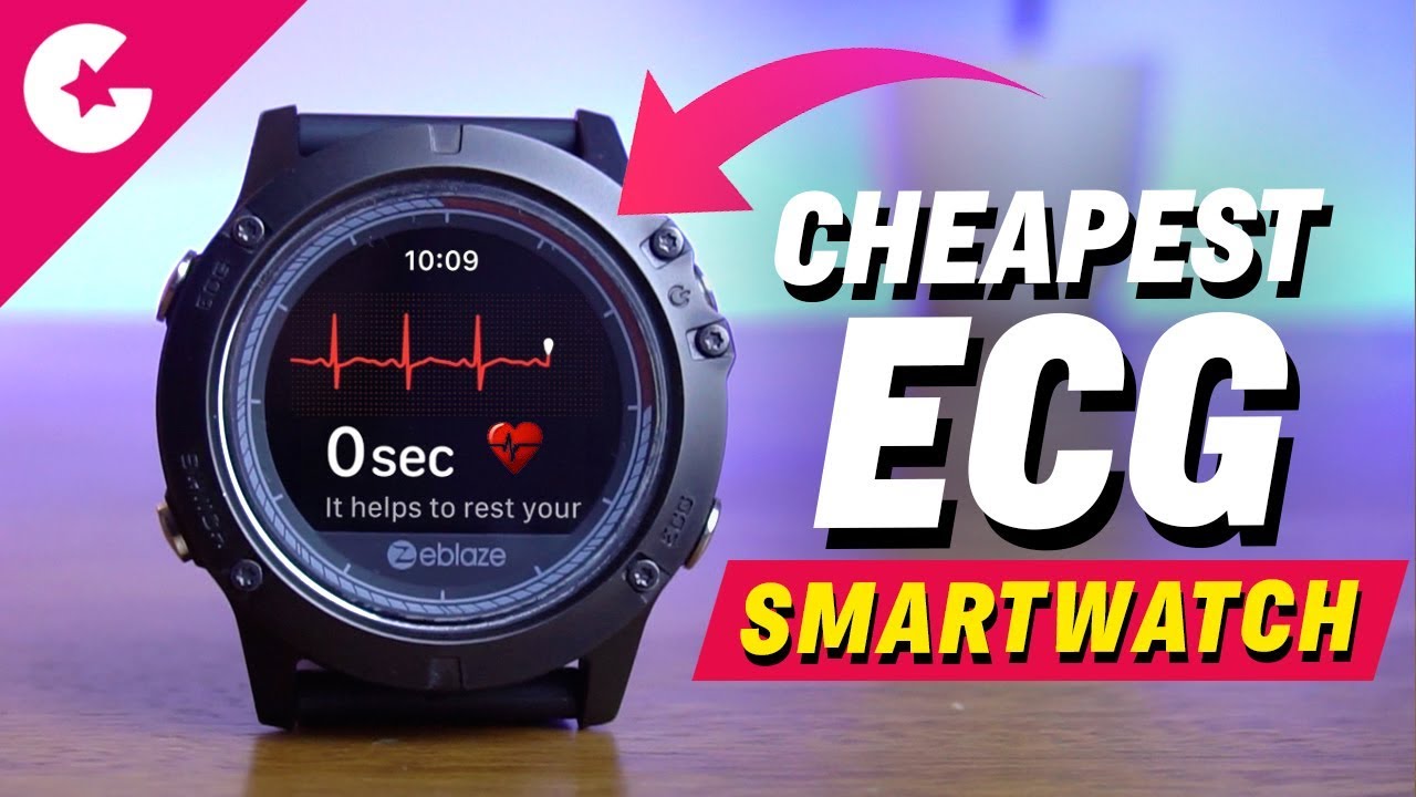 2019 Smart Watch Zeblaze VIBE 3 ECG Smartwatch Pedometer