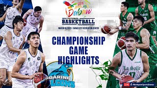 DLSU vs ADU Championship Game Full Highlights | Araw Ng Dabaw Basketball Tournament 2023