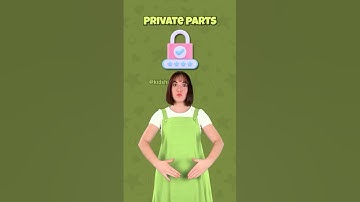 Lied over de veiligheid van intieme delen voor kinderen #Engels #leren #kleuterschool