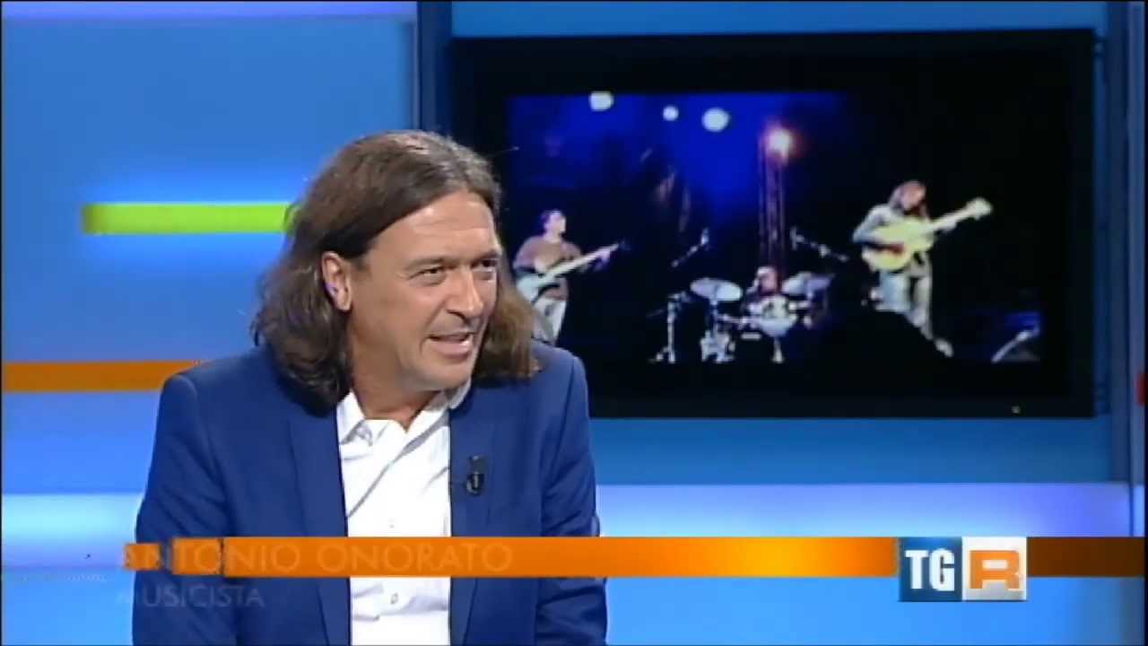 Antonio Onorato al tg3 in anteprima il suo album LIVE YouTube