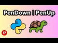 PenUp And PenDown Functions Turtle Graphics Tutorial 17 PenUp And PenDown Functions Turtle Graphics Tutorial 17
