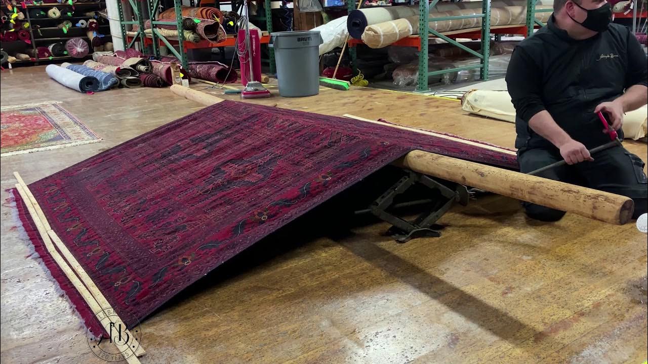 How We Remove Wrinkles From Antique Rugs YouTube