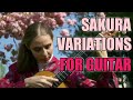 Sakura variations for guitar