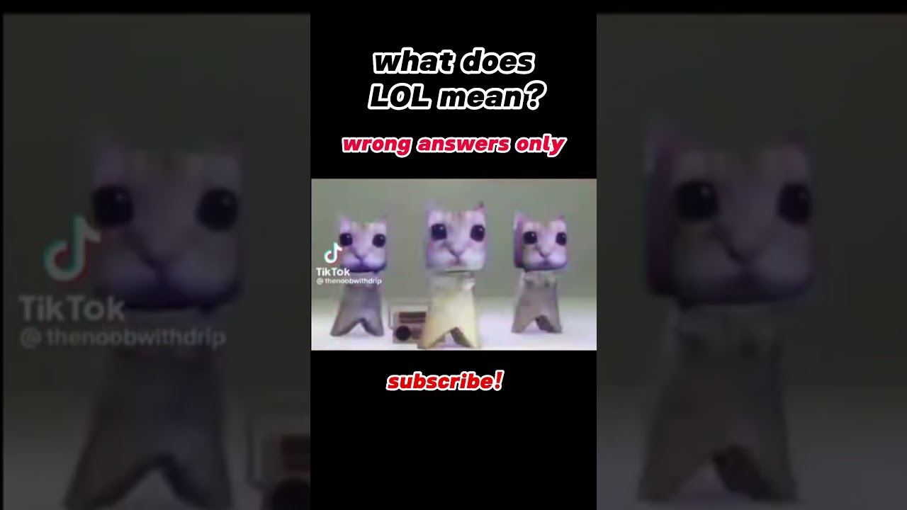 what does LOL mean??? 