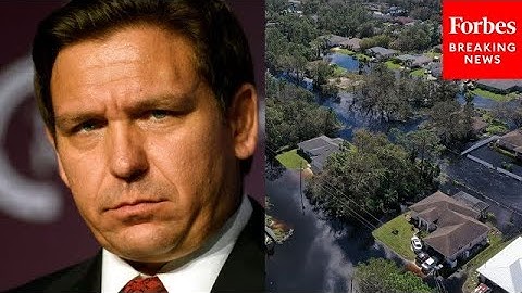 JUST IN: DeSantis Visits Fort Myers, Florida, To Give Hurricane Ian Recovery Update
