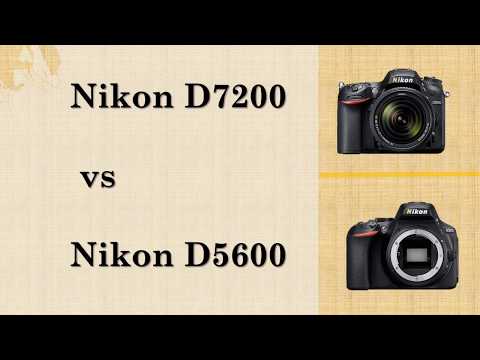 Nikon D7200 VS Nikon D5600