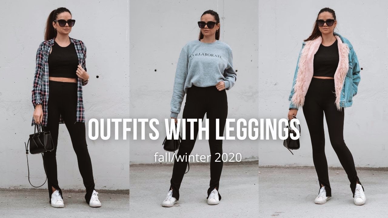 STYLING ZARA OTTOMAN LEGGINGS 10 WAYS casual fall/winter outfits 