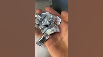 High speed automatic chocolate bean candy bag packaging machine production video